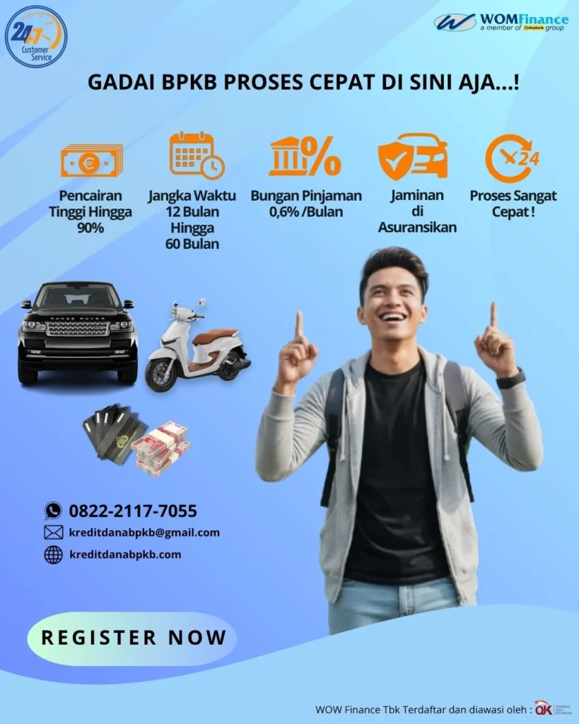 Gadai BPKB Mobil dan Motor di Cibodas Tanggerang