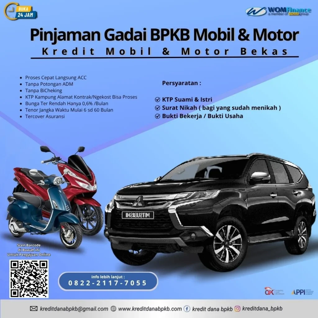 Pinjaman Gadai BPKB di Ciomas Bogor