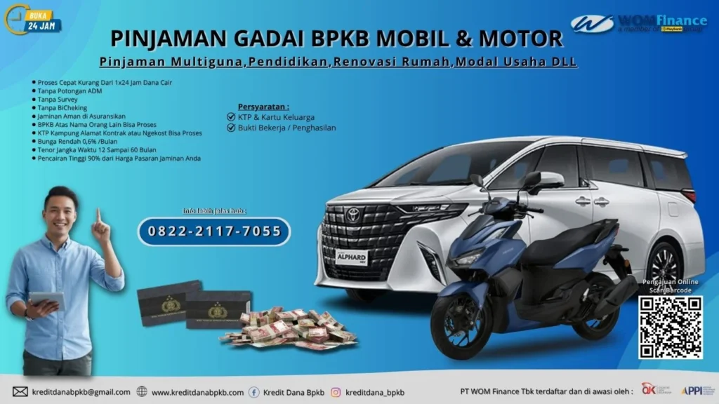 Pinjaman Gadai BPKB Mobil di Cilebut