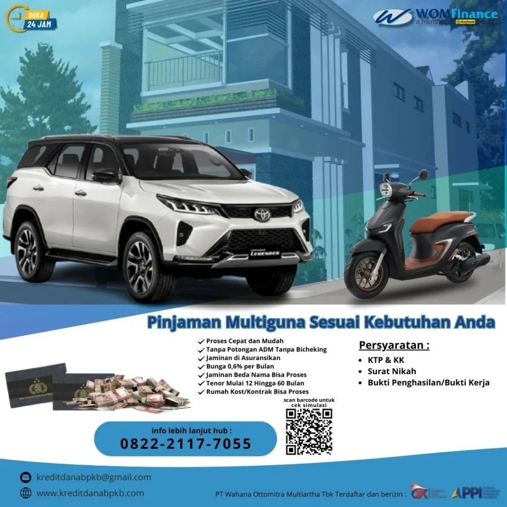 Gadai BPKB Mobil di Bojongmangu Kab Bekasi